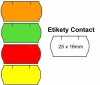 Cenov et. Contact 25x16 Pastel, obl / 1125ks modr