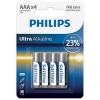 PHILIPS baterie mikrotuk. alkal./ 4ks EXTREME +