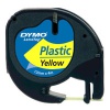 Dymopáska LetraTag 59423 žlutá plast 12mmx4m