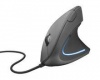 Myš Verto, černá, ergonomická, vertikální, USBkabel